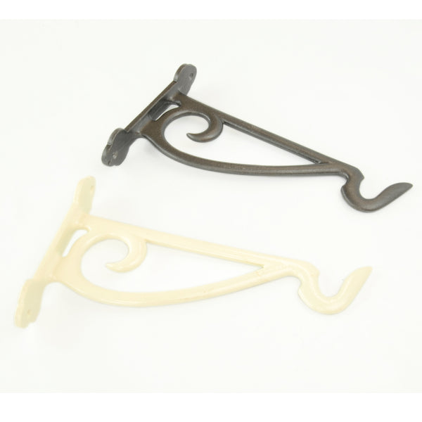 Vintage Antique Style Cast Iron Garden Hanging Basket Wall Bracket