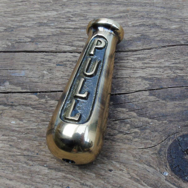 Solid Antique Brass Vintage Period Bathroom Light Switch Pull