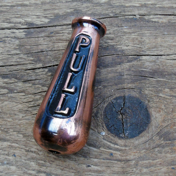Antique Copper Solid Brass Vintage Period Bathroom Light Switch Pull
