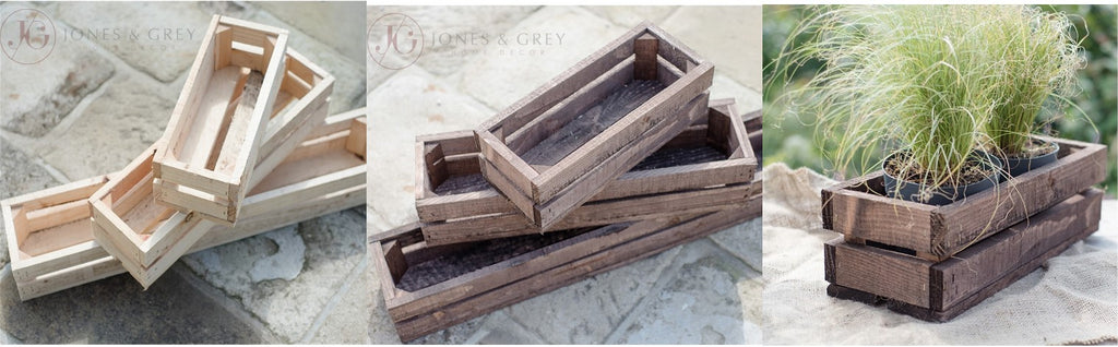 Something Different For Your Garden Plants - Crate Trough Planters !!