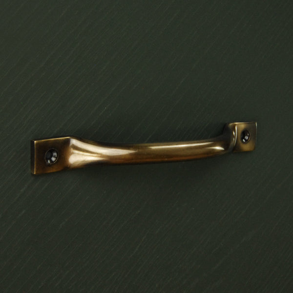 Antique Solid Brass Cabinet Knobs Kitchen Drawer Door Bow D Handles Pulls
