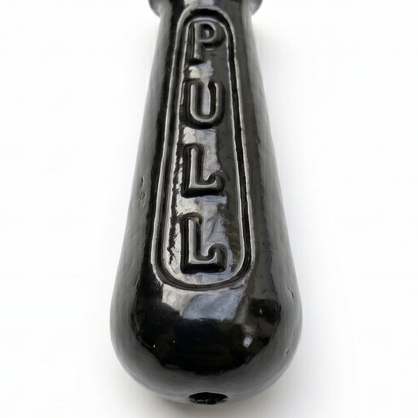Vintage Victorian Cast Iron Period Style Bathroom Light Switch Pull Black
