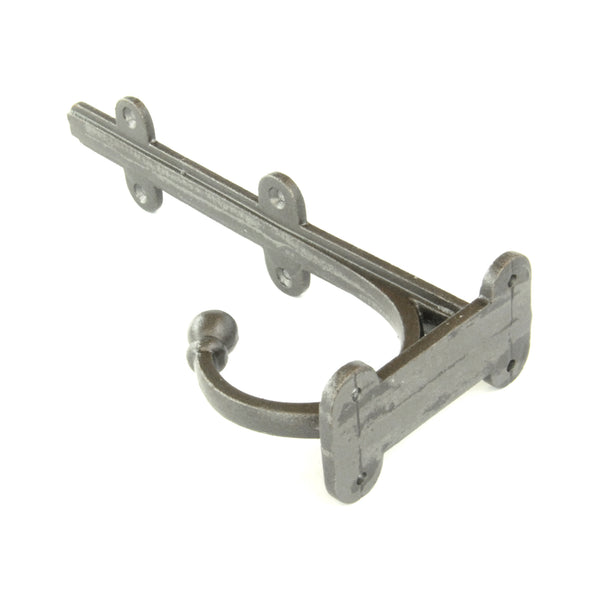 Vintage Antique Style Cast Iron Metal Shelf Bracket Support with Hook