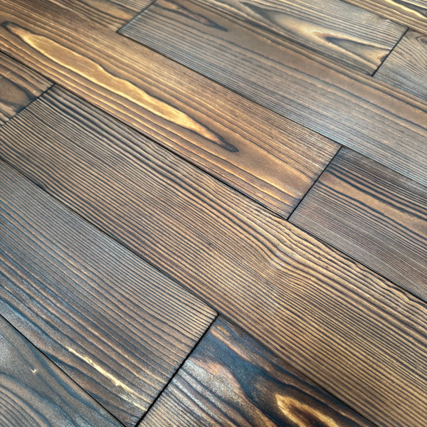 Brown Reclaimed Style Wooden Wall Tiles Cladding Panelling Panels
