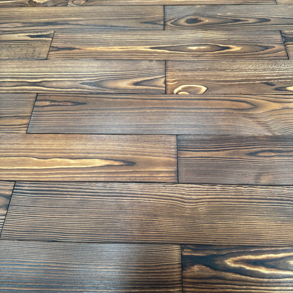 Brown Reclaimed Style Wooden Wall Tiles Cladding Panelling Panels
