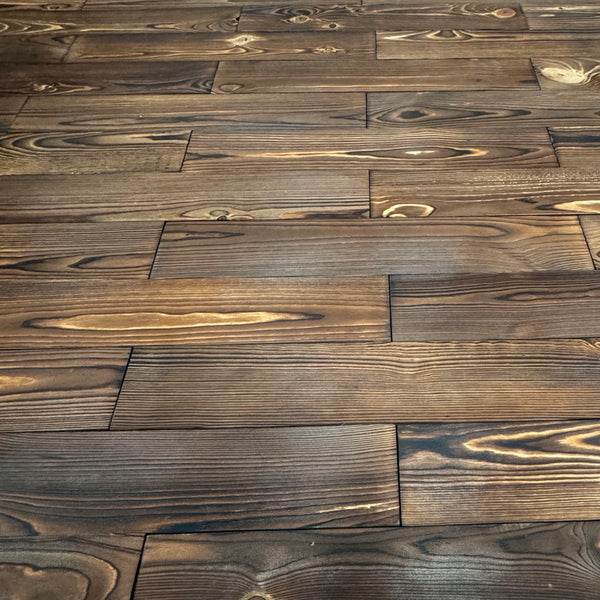 Brown Reclaimed Style Wooden Wall Tiles Cladding Panelling Panels
