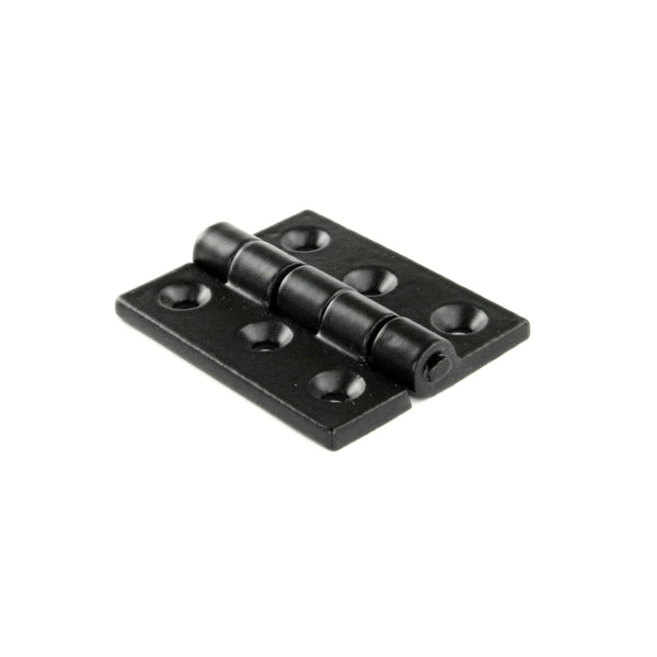 Black Vintage Style Cast Iron Butt Door Cabinet Hinges