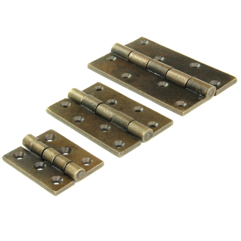 Antique Brass Vintage Style Cast Iron Butt Hinges