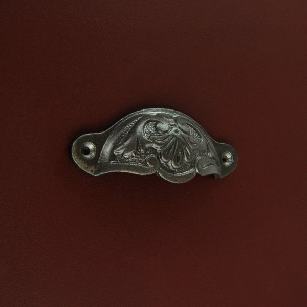 Vintage Solid Cast Iron Cabinet Knobs Kitchen Drawer Door Handles Pulls