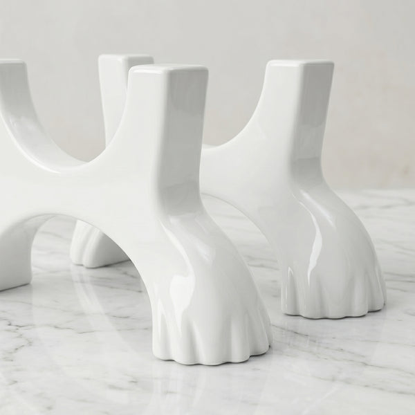 A Pair of Feet Supports for Traditional Cast Iron Column Radiators