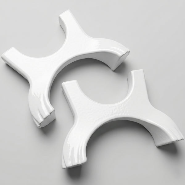 A Pair of Feet Supports for Traditional Cast Iron Column Radiators