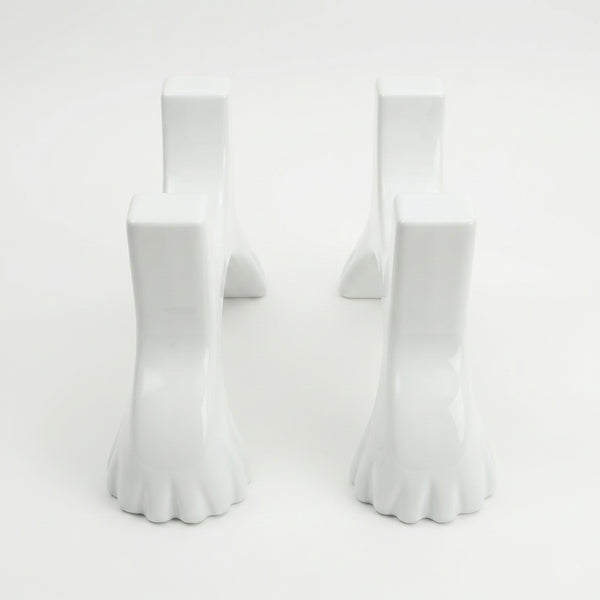 A Pair of Feet Supports for Traditional Cast Iron Column Radiators