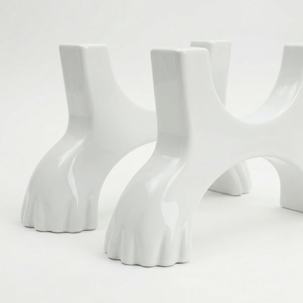 A Pair of Feet Supports for Traditional Cast Iron Column Radiators