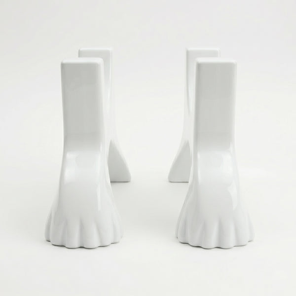 A Pair of Feet Supports for Traditional Cast Iron Column Radiators