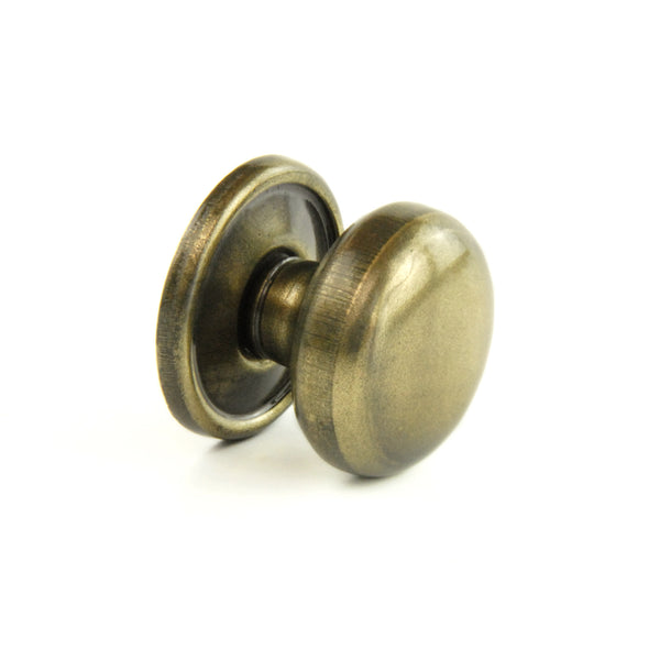 Antique Brass Oxford Round Cabinet Knobs Kitchen Door Handles Drawer Chest Pulls