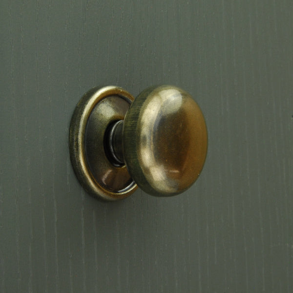 Antique Brass Oxford Round Cabinet Knobs Kitchen Door Handles Drawer Chest Pulls