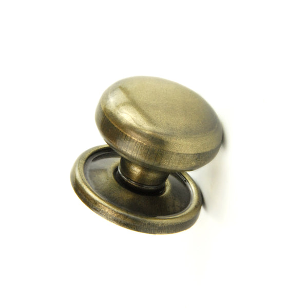 Antique Brass Oxford Round Cabinet Knobs Kitchen Door Handles Drawer Chest Pulls