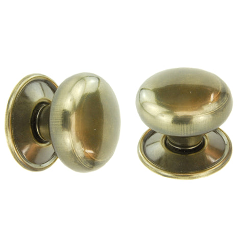 Antique Brass Oxford Round Cabinet Knobs Kitchen Door Handles Drawer Chest Pulls