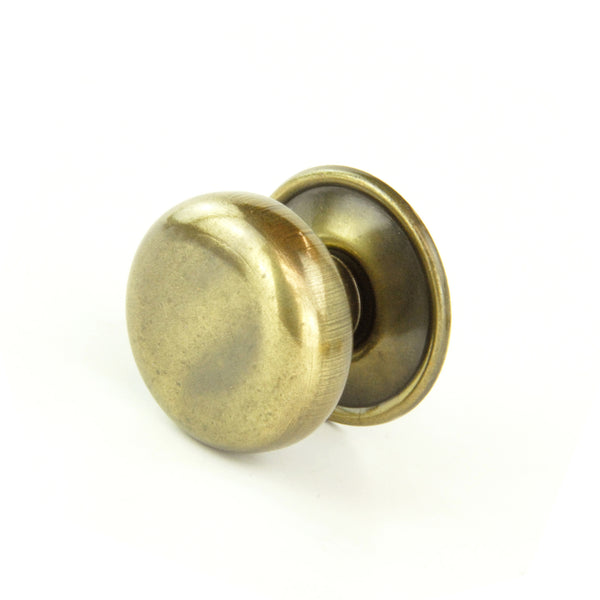 Antique Brass Oxford Round Cabinet Knobs Kitchen Door Handles Drawer Chest Pulls