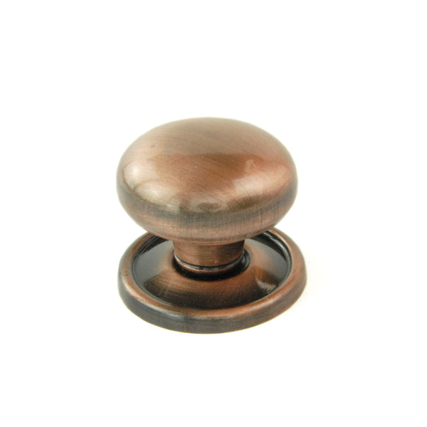 Antique Copper Oxford Round Cabinet Knobs Kitchen Door Handles Drawer Chest Pulls