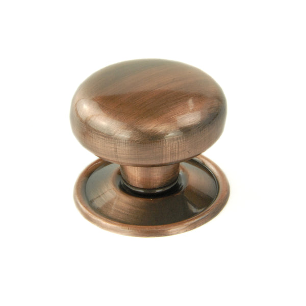 Antique Copper Oxford Round Cabinet Knobs Kitchen Door Handles Drawer Chest Pulls