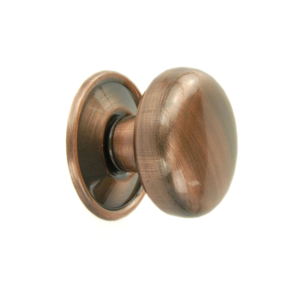 Antique Copper Oxford Round Cabinet Knobs Kitchen Door Handles Drawer Chest Pulls