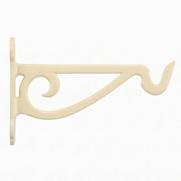 Garden Hanging Basket Bracket Cast Iron Wall Hook Ornate Vintage Support