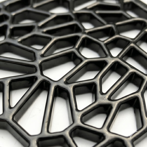 A Geometric Design Square 6" 150mm Cast Metal Drain Cover Gully Grid