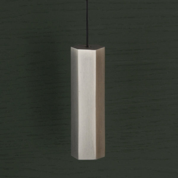 Hexagon Solid Brass Bathroom Light Switch Cord Pull Satin Nickel