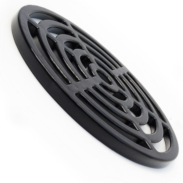 Round 7" 175mm Cast Metal Drain Cover Gully Grid Modern Design