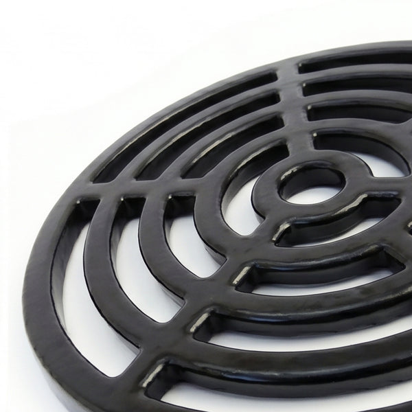 Round 7" 175mm Cast Metal Drain Cover Gully Grid Modern Design