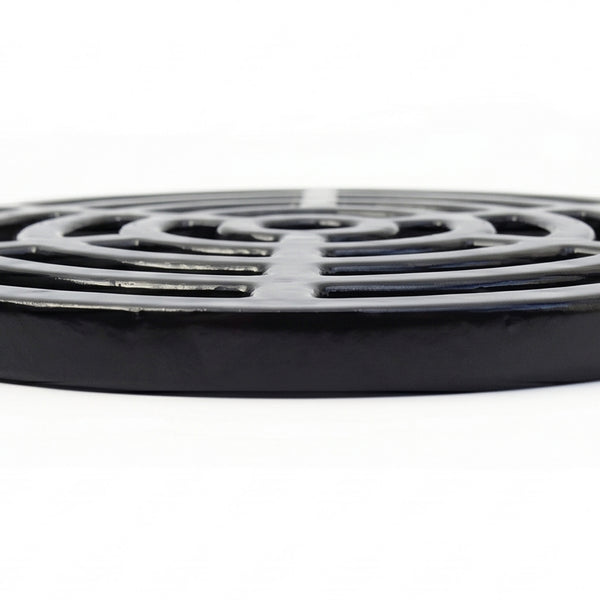 Round 7" 175mm Cast Metal Drain Cover Gully Grid Modern Design