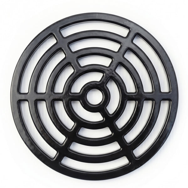 Round 7" 175mm Cast Metal Drain Cover Gully Grid Modern Design