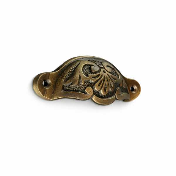 Antique Brass Cast Iron Cabinet Knobs Kitchen Drawer Door Bow D Handles Pulls