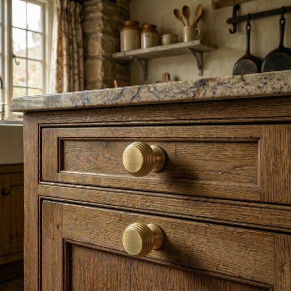 Brushed Satin Solid Brass Cabinet Knobs Kitchen Drawer Door Bow D Handles Pulls