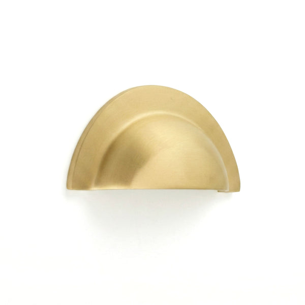 Brushed Satin Solid Brass Cabinet Knobs Kitchen Drawer Door Bow D Handles Pulls
