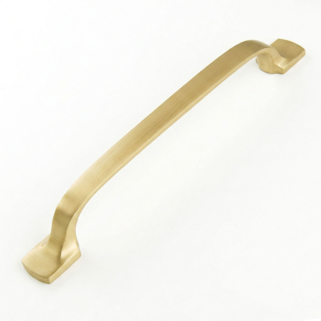 Brushed Satin Solid Brass Cabinet Knobs Kitchen Drawer Door Bow D Handles Pulls