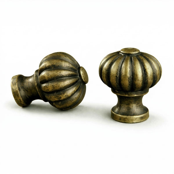 Antique Brass Cast Iron Cabinet Knobs Kitchen Drawer Door Bow D Handles Pulls