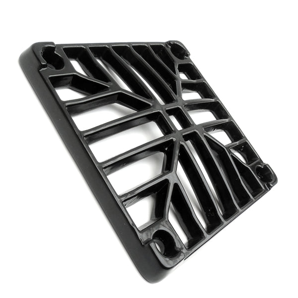 A Square 6" 150mm Cast Metal Drain Cover Gully Grid Grate Plate Black