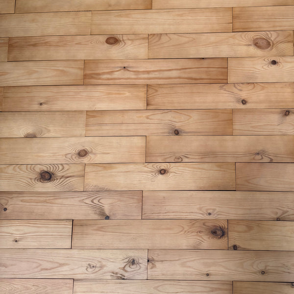 Light Oak Finish Wooden Wall Tiles Cladding Panelling Panels