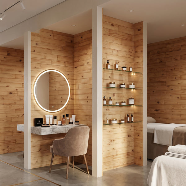 Light Oak Finish Wooden Wall Tiles Cladding Panelling Panels