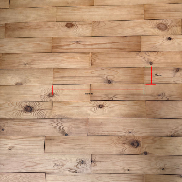 Light Oak Finish Wooden Wall Tiles Cladding Panelling Panels