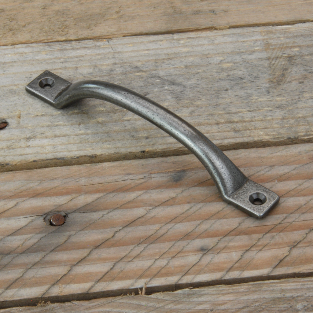 Pewter Finish D Handle Cabinet Kitchen Door Drawer Pull 150mm