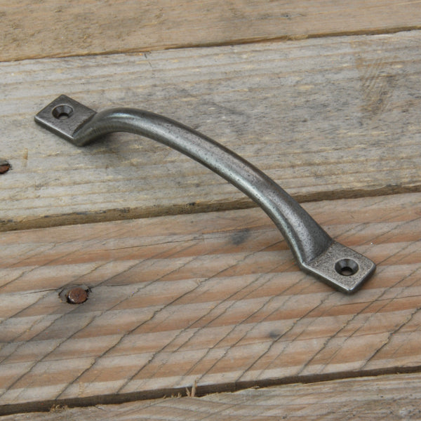 Pewter Finish D Handle Cabinet Kitchen Door Drawer Pull 150mm