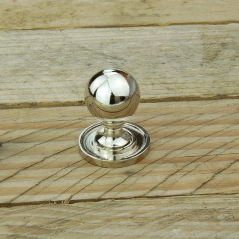 Polished Nickel Round Ball Cabinet Kitchen Drawer Door Knobs Handles Pulls