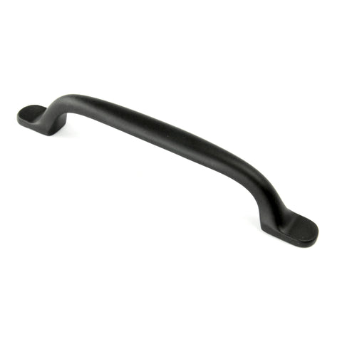 Satin Matt Black Cabinet Kitchen Door D Handle Drawer Pull 160mm