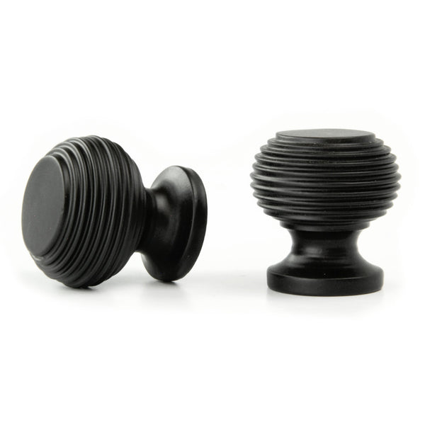 Satin Matt Black Cabinet Kitchen Door Knobs Cup Handles & Drawer Pulls