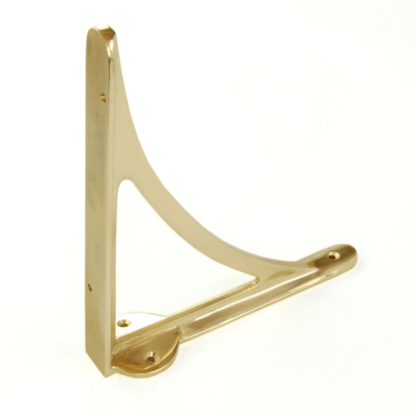 Solid Brass Polished Antique Vintage Metal Shelf Bracket Support Victorian Style