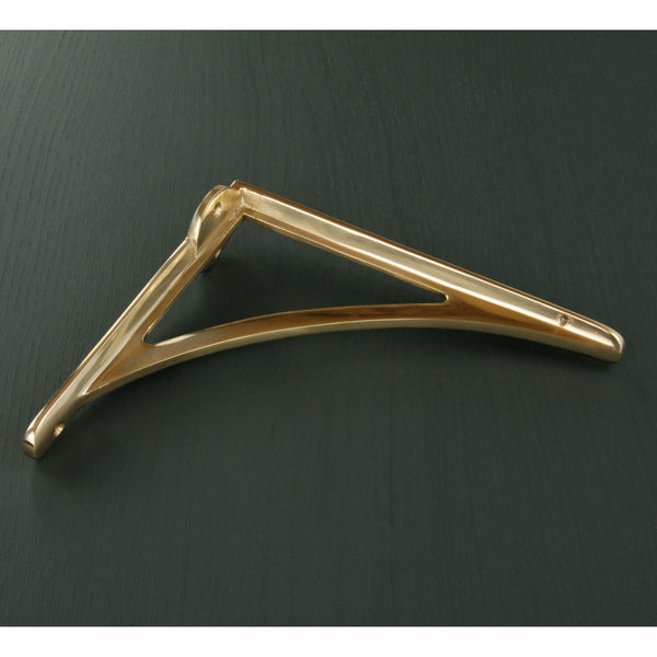 Solid Brass Polished Antique Vintage Metal Shelf Bracket Support Victorian Style