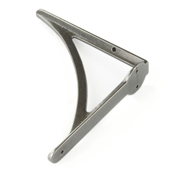 Pewter Antique Vintage Cast Iron Metal Shelf Bracket Support Victorian